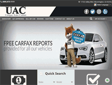 Tablet Screenshot of driveuniqueauto.com